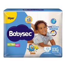 Fralda Babysec Galinha Pintadinha Ultrasec Tam. XXG Acima de 13kg 48 Unidades