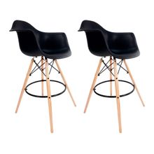 Banqueta Alta Branca Empório Tiffany Eames
