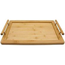 Bandeja para Servir Retangular Hauskraft Bambu