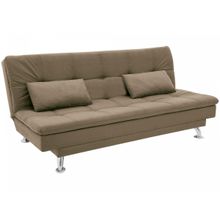 Sofá-cama Casal Reclinável Suede Linoforte Yasmin