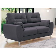 Sofá 2 Lugares Suede Amarilis Linoforte