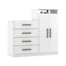 Cômoda 4 Gavetas 2 Portas Demóbile Aurea