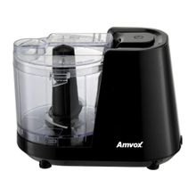 Mini Processador de Alimentos Amvox 100W Preto