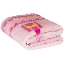 Cobertor Infantil para Berço Jolitex de Microfibra Flannel Kyor Marinheiro Azul