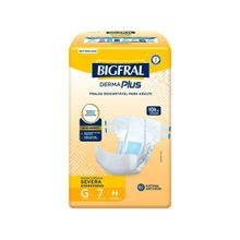 Fralda Geriátrica Bigfral Derma Plus G 7 Unidades