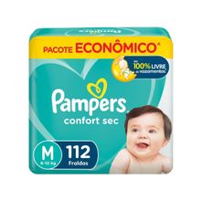 Fralda Pampers ConfortSec Tam. M 6 a 10Kg