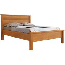 Cama de Casal Conquista Móveis Barcelona Branco