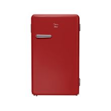 Frigobar Midea 95L Vermelho Retrô