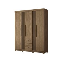 Guarda-roupa Casal 3 Portas 3 Gavetas Santos Andirá Aurora 3.3