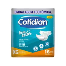 Fralda Geriátrica Cotidian Embalagem Econômica