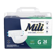 Fralda Geriátrica Mili Vita Care Premium G 24 Unidades