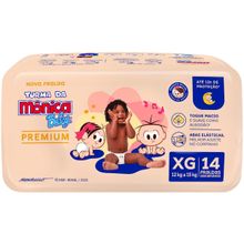 Fralda Turma da Mônica Baby Premium Jumbo Tam. XG 12 a 15kg 14 Unidades