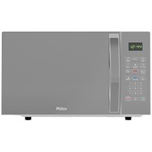 Micro-ondas Philco 25L Prata Espelhado PMO28S