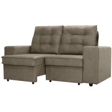 Sofá 2 Lugares Retrátil Reclinável Suede Phormatta Abbas SMP