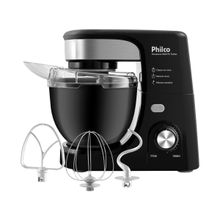 Batedeira Planetária Philco Preta 775W 12 Velocidades 4 Litros Turbo PBP775P