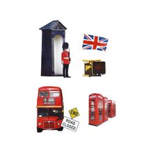 Adesivo de Parede PVC Adesif Londres 70x50cm