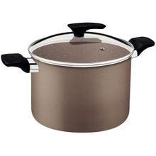 Caldeirão de Alumínio Tramontina Antiaderente Amêndoa 9,6L 26cm Milazzo