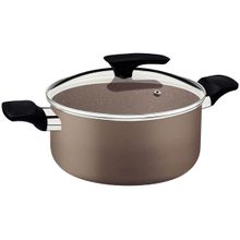 Caçarola Tramontina Antiaderente de Alumínio 20cm 2,9L Amêndoa Milazzo