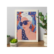 Quadro Decorativo Mulher 25x35cm Design Up Living