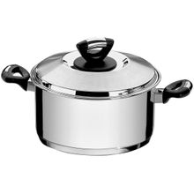 Caçarola Tramontina Inox 6,1L 24cm com Tampa
