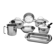 Jogo de Panelas Tramontina Inox Fundo Triplo