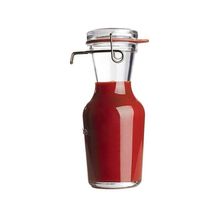 Jarra de Vidro com Tampa Transparente 250ml