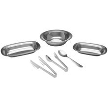 Conjunto de Servir Brinox Inox 6 Peças