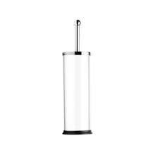 Escova Sanitária Inox com Suporte Branco