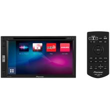 Multimídia Receiver Pioneer AVH-Z5280TV LCD 6,8” 2 Din Touch Resistiva Apple CarPlay e Android Auto