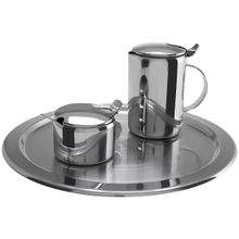 Jogo de Chá e Café 4 Peças Forma Inox Tavola