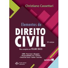 Livro - Elementos de Direito Civil - 10ª edição 2022