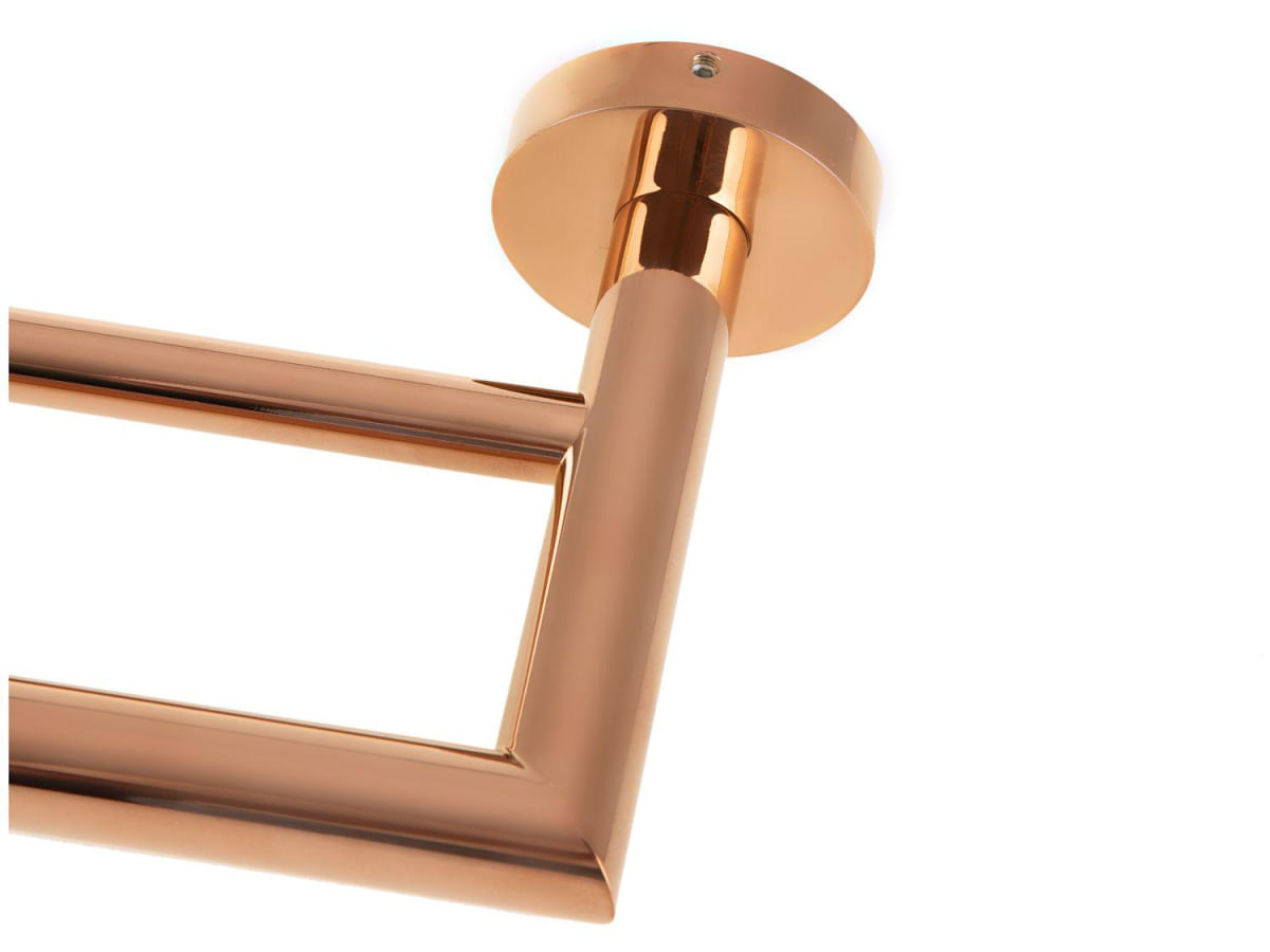 Encontraproduto.com.br - Toalheiro Barra Duplo Lorenzetti  LorenLoft  2042 R82  Rose Gold