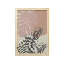 Quadro Decorativo Folhagens Plantas 24,5x34,5cm