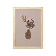 Quadro Decorativo Mid Century Vaso de Planta
