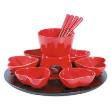 Conjunto Raclette e Aparelho de Fondue Cerâmica