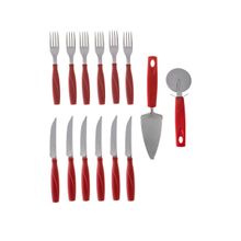 Kit Pizza Brinox Inox 6099/450 14 Peças