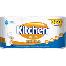 Papel Toalha Folha Dupla Jumbo Kitchen