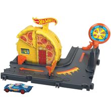Pista City Hot Wheels Lugares Preferidos Pizzaria