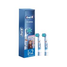 Refil para Escova de Dentes Elétrica Infantil Disney Frozen Oral-B Pro Kids 3+ 2 Unidades