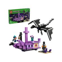 LEGO Minecraft O Dragão Ender e Navio do End