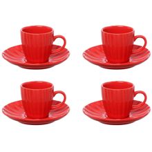 Jogo de Xícaras de Café 90ml Hauskraft Bella 4 Peças