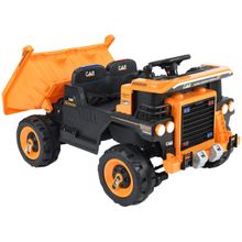 Caminhão Elétrico Preto e Laranja Bandeirante