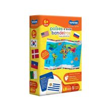 Jogo Países e suas Bandeiras Tabuleiro