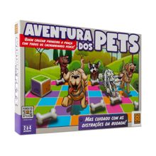 Jogo Aventura dos Pets Tabuleiro Grow