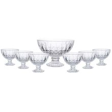 Centro de Mesa de Vidro Redondo Hauskraft Delicate 7 Peças