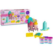 Kit Massinha Cry Babies Sorveteria Divertida