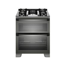 Fogão 5 Bocas Electrolux Cinza Duplo Forno com Timer FE5AD