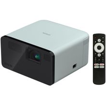 Projetor Laser Smart EpiqVision EF-21G Smart Streaming Resolução 1920x1080 Alto-falante integrado Wi-Fi e Bluetooth USB HDMI Verde Opala