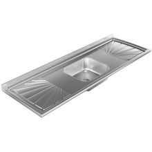 Pia de Cozinha Com Válvula Inox GNX 160x53cm PIA10001