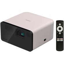 Projetor Laser Smart EpiqVision EF-21R Smart Streaming Resolução 1920x1080 Alto-falante integrado Wi-Fi e Bluetooth USB HDMI Rose Quartzo
